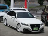 2018 Toyota Crown Hybrid RS, TRD aero kit, BLITZ coilovers, WORK 20-inch alloy wheels. Pearl Sedan for sale, Japanese used car export - photo 5 of 59 | GULJI TRADERS