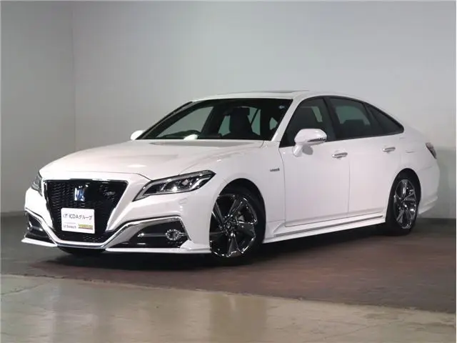 2018 Toyota Crown Hybrid RS Advance ★ Sunroof ★ Genuine Navigation System ★ Full-segment TV ★ Backup Camera ★ Company-owned vehicle - photo 1 2018 Toyota Crown Hybrid RS Advance ★ Sunroof ★ Genuine Navigation System ★ Full-segment TV ★ Backup Camera ★ Company-owned vehicle Pearl Sedan for sale, Japanese used car export - photo 1 of 71 | GULJI TRADERS