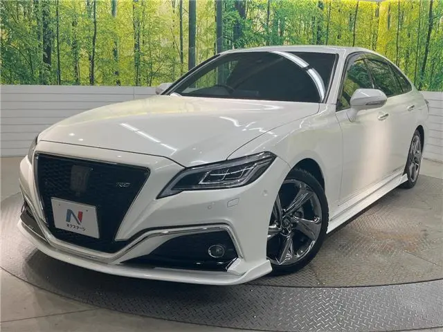 2018 Toyota Crown Hybrid RS Advance Pearl Sedan for sale, Japanese used car export - photo 1 of 30 | GULJI TRADERS