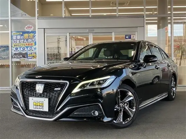 2018 Toyota Crown Hybrid RS Advance Four - photo 1 2018 Toyota Crown Hybrid RS Advance Four Black Sedan for sale, Japanese used car export - photo 1 of 29 | GULJI TRADERS