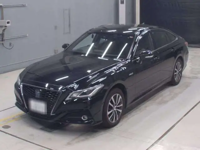 2018 Toyota Crown Hybrid S C Package Four 4WD - photo 1 2018 Toyota Crown Hybrid S C Package Four 4WD Black Sedan for sale, Japanese used car export - photo 1 of 13 | GULJI TRADERS