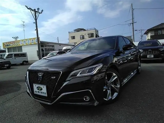 2018 Toyota Crown Hybrid 2.5 RS Advance - photo 1 2018 Toyota Crown Hybrid 2.5 RS Advance Black Sedan for sale, Japanese used car export - photo 1 of 24 | GULJI TRADERS