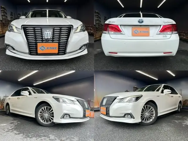 2018 Toyota Crown Hybrid Royal Saloon G - photo 1 2018 Toyota Crown Hybrid Royal Saloon G Pearl Sedan for sale, Japanese used car export - photo 1 of 9 | GULJI TRADERS