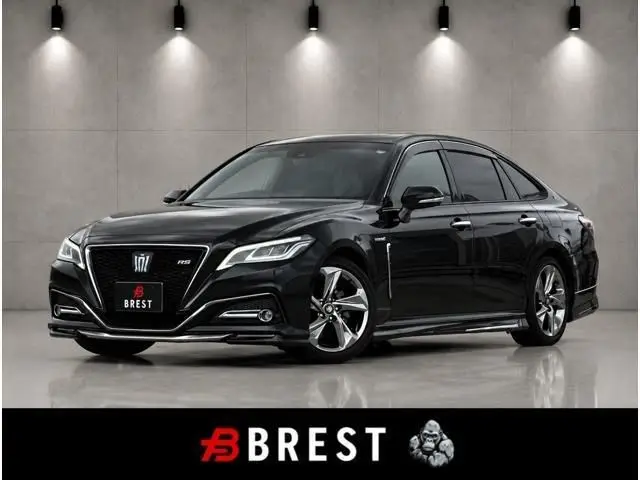 2018 Toyota Crown Hybrid Hybrid 2.5 RS Adha Black Sedan for sale, Japanese used car export - photo 1 of 9 | GULJI TRADERS
