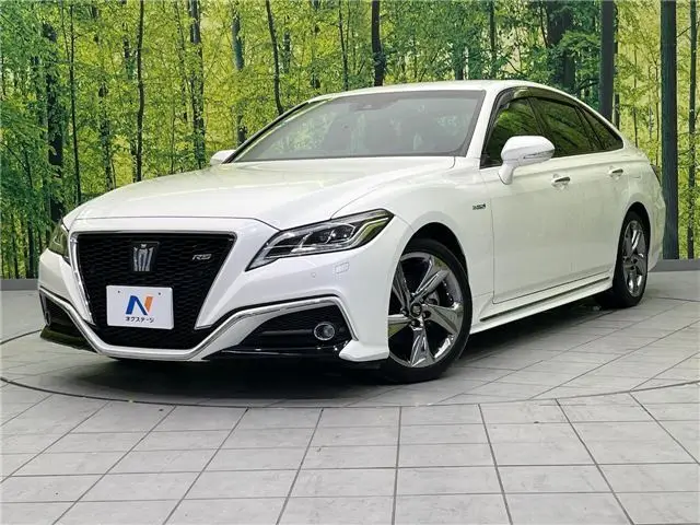 2019 Toyota Crown Hybrid RS Advance - photo 1 2019 Toyota Crown Hybrid RS Advance Pearl Sedan for sale, Japanese used car export - photo 1 of 30 | GULJI TRADERS