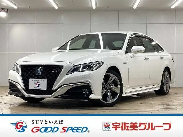 2019 Toyota Crown Hybrid RS - photo 1 2019 Toyota Crown Hybrid RS Pearl Sedan for sale, Japanese used car export - photo 1 of 20 | GULJI TRADERS