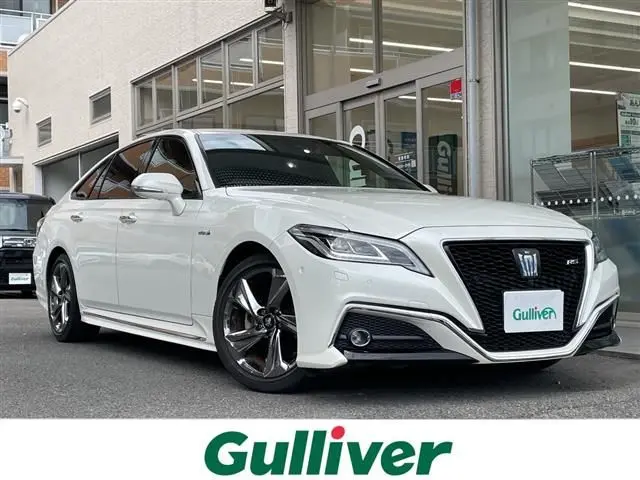 2019 Toyota Crown Hybrid RS Advance - photo 1 2019 Toyota Crown Hybrid RS Advance Pearl Sedan for sale, Japanese used car export - photo 1 of 24 | GULJI TRADERS