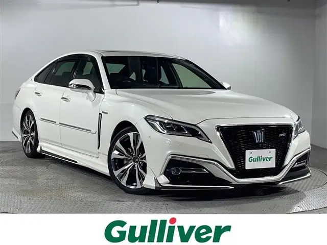 2019 Toyota Crown Hybrid RS Advance - photo 1 2019 Toyota Crown Hybrid RS Advance Pearl Sedan for sale, Japanese used car export - photo 1 of 24 | GULJI TRADERS