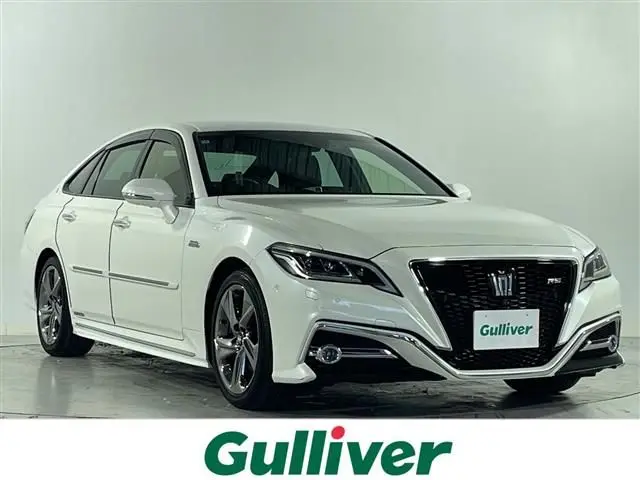 2019 Toyota Crown Hybrid RS Advance Pearl Sedan for sale, Japanese used car export - photo 1 of 24 | GULJI TRADERS