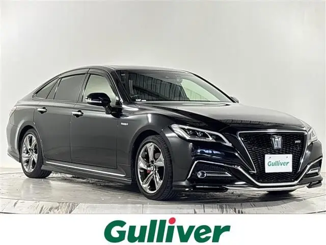 2019 Toyota Crown Hybrid RS Advance - photo 1 2019 Toyota Crown Hybrid RS Advance Black Sedan for sale, Japanese used car export - photo 1 of 24 | GULJI TRADERS