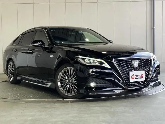 2019 Toyota Crown Hybrid Hybrid 3.5 G Executive Pre-Collision System - photo 1 2019 Toyota Crown Hybrid Hybrid 3.5 G Executive Pre-Collision System Black Sedan for sale, Japanese used car export - photo 1 of 10 | GULJI TRADERS