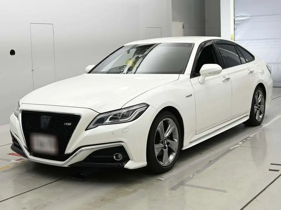 2019 Toyota Crown Hybrid RS Pearl Sedan for sale, Japanese used car export - photo 1 of 12 | GULJI TRADERS