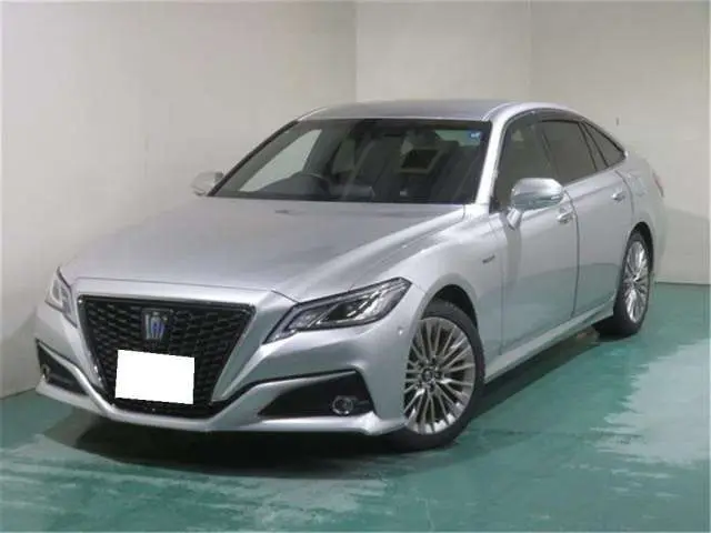 2019 Toyota Crown Hybrid S Elegance Style Silver Sedan for sale, Japanese used car export - photo 1 of 16 | GULJI TRADERS