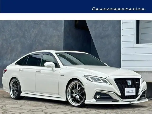 2019 Toyota Crown Hybrid RS Advance - photo 1 2019 Toyota Crown Hybrid RS Advance Pearl Sedan for sale, Japanese used car export - photo 1 of 9 | GULJI TRADERS