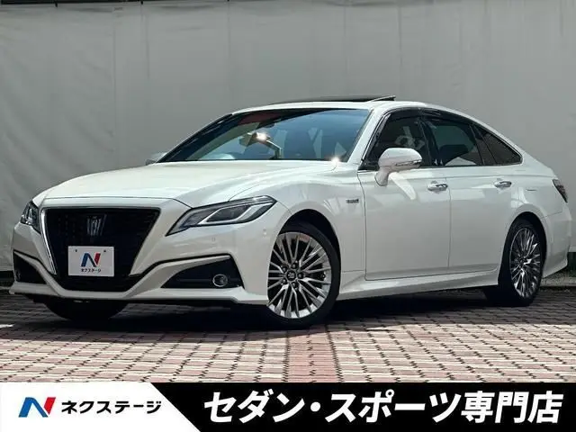 2019 Toyota Crown Hybrid S Elegance Style - photo 1 2019 Toyota Crown Hybrid S Elegance Style Pearl Sedan for sale, Japanese used car export - photo 1 of 9 | GULJI TRADERS