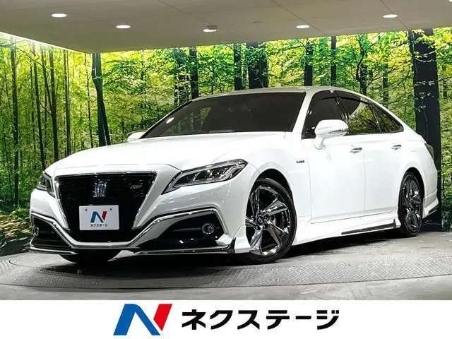 2019 Toyota Crown Hybrid RS Advance - photo 1 2019 Toyota Crown Hybrid RS Advance Pearl Sedan for sale, Japanese used car export - photo 1 of 9 | GULJI TRADERS