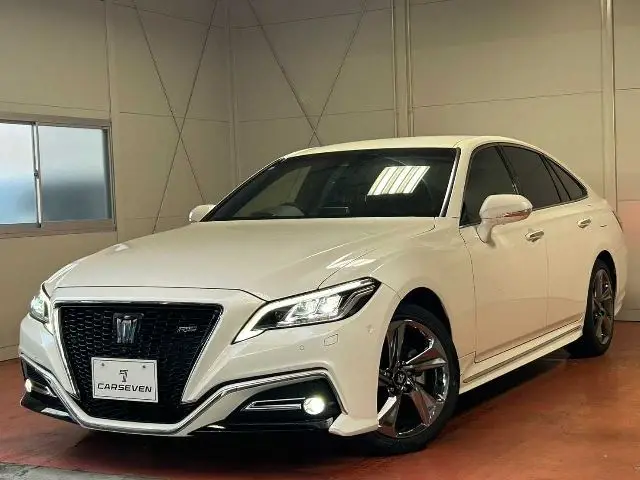 2020 Toyota Crown Hybrid RS Limited Pearl Sedan for sale, Japanese used car export - photo 1 of 32 | GULJI TRADERS