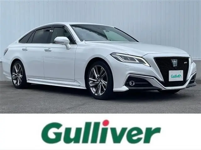 2021 Toyota Crown Hybrid RS Advance - photo 1 2021 Toyota Crown Hybrid RS Advance White Sedan for sale, Japanese used car export - photo 1 of 24 | GULJI TRADERS