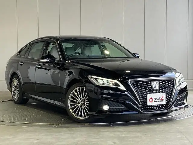 2021 Toyota Crown Hybrid Hybrid 2.5 G Pre-Collision Safety! - photo 1 2021 Toyota Crown Hybrid Hybrid 2.5 G Pre-Collision Safety! Black Sedan for sale, Japanese used car export - photo 1 of 10 | GULJI TRADERS