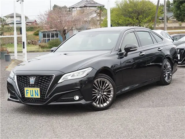 2022 Toyota Crown Hybrid G-Executive Four 4WD - photo 1 2022 Toyota Crown Hybrid G-Executive Four 4WD Black Sedan for sale, Japanese used car export - photo 1 of 60 | GULJI TRADERS