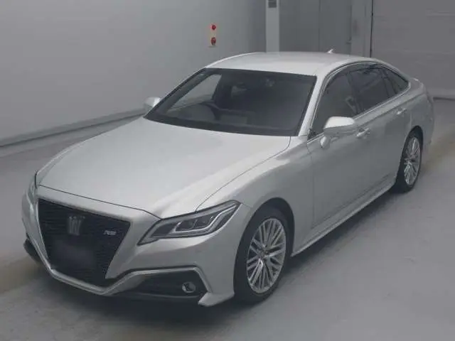 2022 Toyota Crown Hybrid RS - photo 1 2022 Toyota Crown Hybrid RS Silver Sedan for sale, Japanese used car export - photo 1 of 12 | GULJI TRADERS