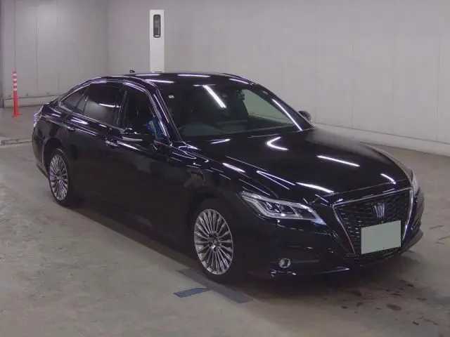 2022 Toyota Crown Hybrid G - photo 1 2022 Toyota Crown Hybrid G Black Sedan for sale, Japanese used car export - photo 1 of 5 | GULJI TRADERS