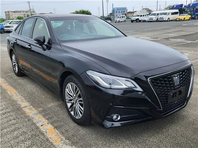2024 Toyota Crown Hybrid S☆12.3-inch DA☆360-degree camera☆Safety Sense Black Sedan for sale, Japanese used car export - photo 1 of 19 | GULJI TRADERS