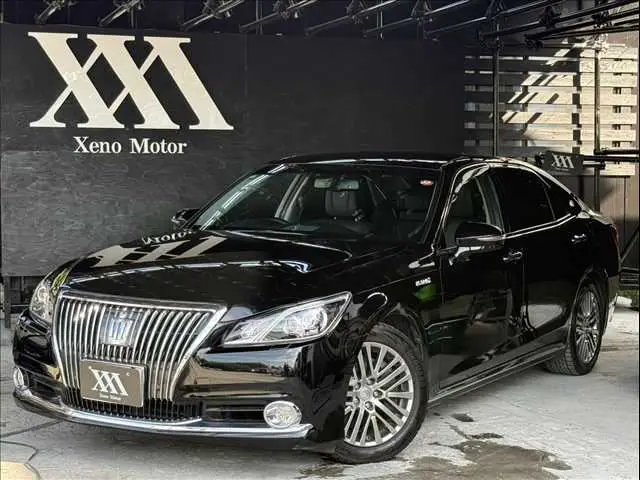 2016 Toyota Crown Majesta Majesta “F Version” Black Sedan for sale, Japanese used car export | GULJI TRADERS