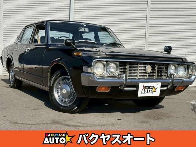 1974 Toyota Crown Sedan Super Saloon Black Sedan for sale, Japanese used car export | GULJI TRADING