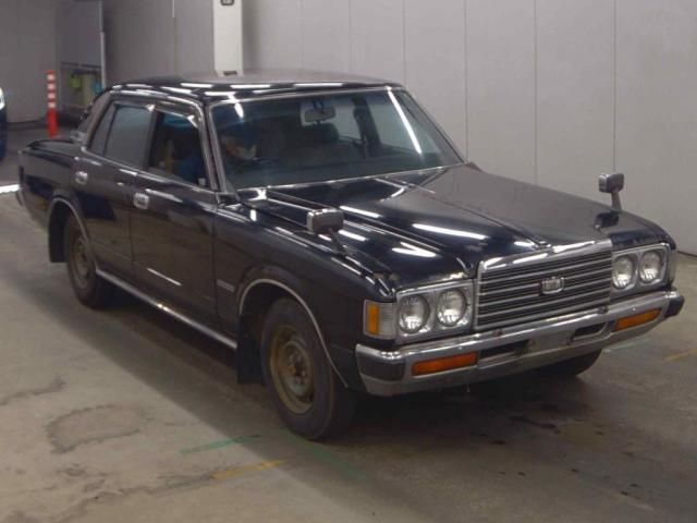1979 Toyota Crown Sedan Super Deluxe - photo 1 1979 Toyota Crown Sedan Super Deluxe Black Sedan for sale, Japanese used car export | GULJI TRADING
