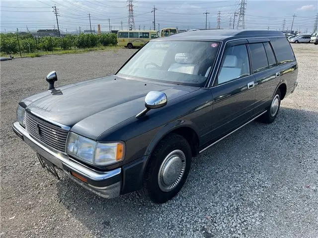 1995 Toyota Crown Van hearse Gray Van for sale, Japanese used car export - photo 1 of 64 | GULJI TRADERS