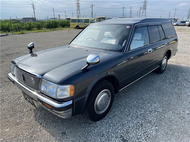 1995 Toyota Crown Van hearse - photo 1 1995 Toyota Crown Van hearse Gray Van for sale, Japanese used car export | GULJI TRADERS
