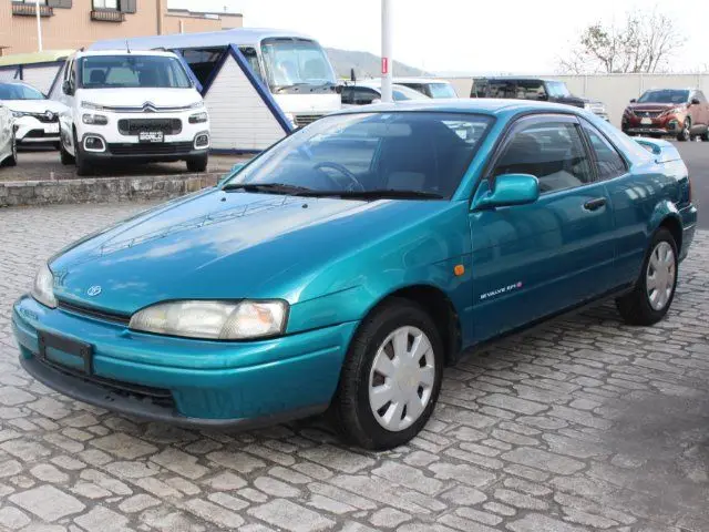1993 Toyota Cynos Beta-5MT Blue Coupe for sale, Japanese used car export | GULJI TRADERS