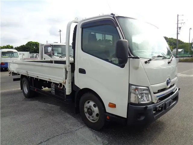 2019 Toyota Dyna Truck 3.0t Wide Long Diesel Hybrid - photo 1 2019 Toyota Dyna Truck 3.0t Wide Long Diesel Hybrid White Truck for sale, Japanese used car export - photo 1 of 41 | GULJI TRADERS