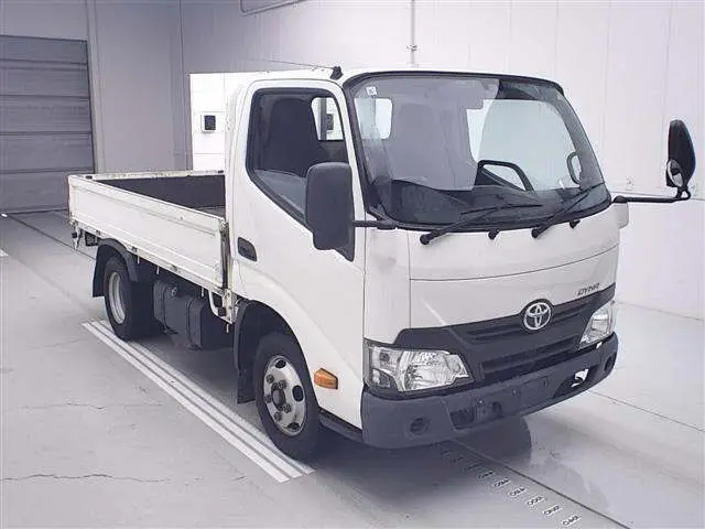 2019 Toyota Dyna Truck 2-ton Full Just Low D-TB PCS - photo 1 2019 Toyota Dyna Truck 2-ton Full Just Low D-TB PCS White Truck for sale, Japanese used car export - photo 1 of 10 | GULJI TRADERS