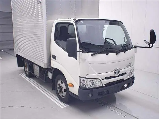 2019 Toyota Dyna Truck 4WD Aluminum Van Fully Low - photo 1 2019 Toyota Dyna Truck 4WD Aluminum Van Fully Low White Truck for sale, Japanese used car export - photo 1 of 10 | GULJI TRADERS