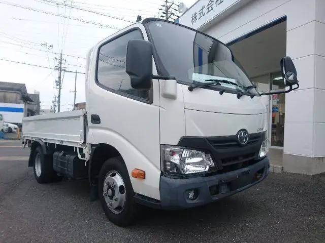 2019 Toyota Dyna Truck Full Just Low White Truck for sale, Japanese used car export - photo 1 of 24 | GULJI TRADERS