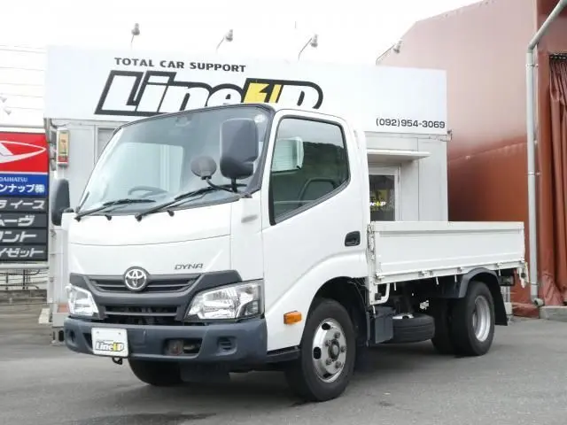2019 Toyota Dyna Truck Flatbed - photo 1 2019 Toyota Dyna Truck Flatbed White Truck for sale, Japanese used car export - photo 1 of 9 | GULJI TRADERS