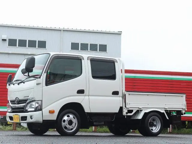 2020 Toyota Dyna Truck Double cab [1.10 ton load capacity] 6-seater ★F5★R-H White Truck for sale, Japanese used car export - photo 1 of 24 | GULJI TRADERS