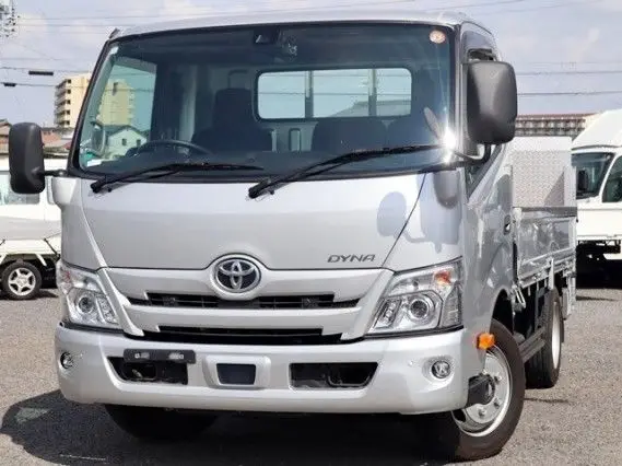 2020 Toyota Dyna Truck Flatbed Silver Truck for sale, Japanese used car export - photo 1 of 3 | GULJI TRADERS