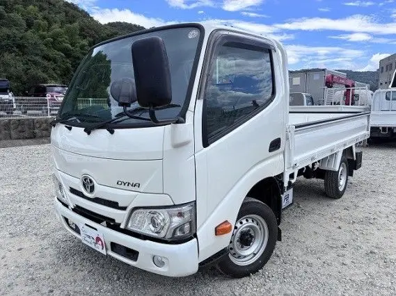 2020 Toyota Dyna Truck Flatbed White Truck for sale, Japanese used car export - photo 1 of 9 | GULJI TRADERS