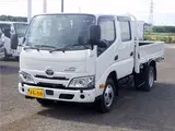 2021 Toyota Dyna Truck Double cab, 4WD, flatbed, 6-seater, semi-long, semi-wide, high floor, 2t White Truck for sale, Japanese used car export - photo 1 of 51 | GULJI TRADERS