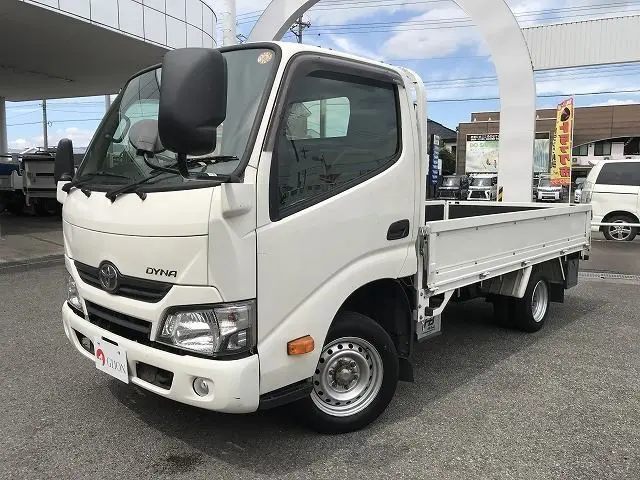2021 Toyota Dyna Truck Gifu Prefecture, Automatic Transmission, Standard Driver's License, Diesel, Long, Flatbed, Dual Tires, 1.45t Load Capacity - photo 1 2021 Toyota Dyna Truck Gifu Prefecture, Automatic Transmission, Standard Driver's License, Diesel, Long, Flatbed, Dual Tires, 1.45t Load Capacity White Truck for sale, Japanese used car export - photo 1 of 49 | GULJI TRADERS