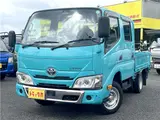 2021 Toyota Dyna Truck 1-ton double cab, low-floor, rear double tires, 5-speed manual transmission, can be driven with a regular driver's license. Green Truck for sale, Japanese used car export - photo 1 of 43 | GULJI TRADERS