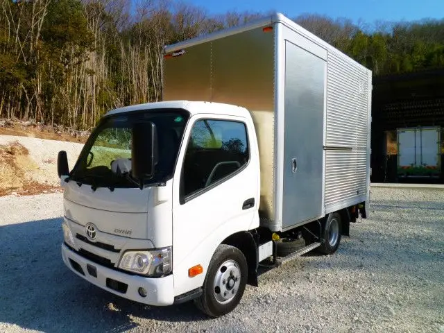 2021 Toyota Dyna Truck Power tailgate, side doors, 2WD - photo 1 2021 Toyota Dyna Truck Power tailgate, side doors, 2WD White Truck for sale, Japanese used car export - photo 1 of 25 | GULJI TRADERS