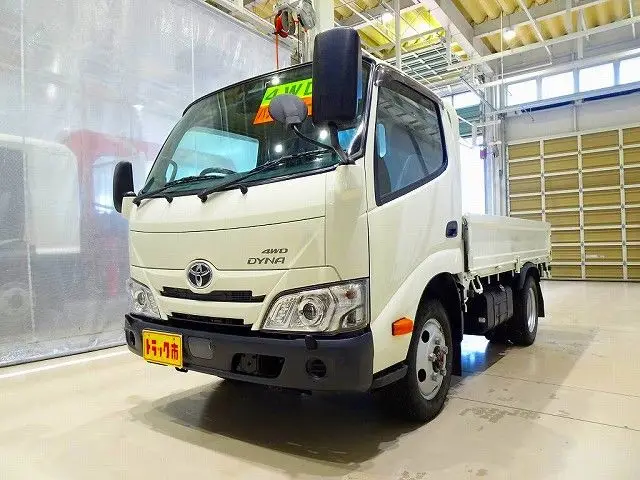 2021 Toyota Dyna Truck No power tailgate, Not applicable, 4WD - photo 1 2021 Toyota Dyna Truck No power tailgate, Not applicable, 4WD White Truck for sale, Japanese used car export - photo 1 of 25 | GULJI TRADERS