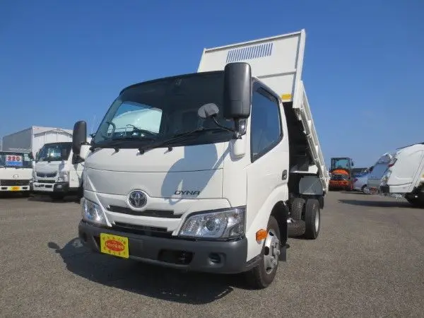 2021 Toyota Dyna Truck Reinforced, Not applicable 2WD White Truck for sale, Japanese used car export - photo 1 of 19 | GULJI TRADERS