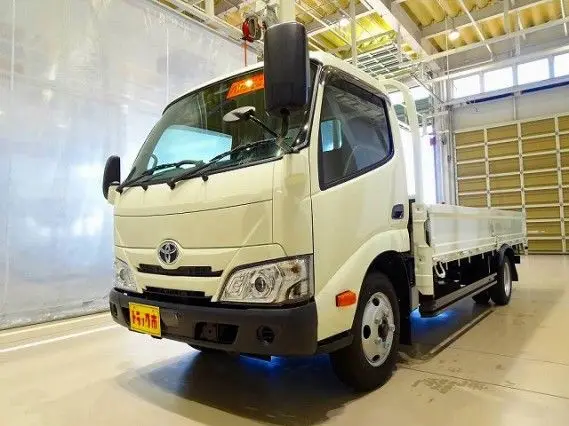 2021 Toyota Dyna Truck Flatbed - photo 1 2021 Toyota Dyna Truck Flatbed White Truck for sale, Japanese used car export - photo 1 of 9 | GULJI TRADERS