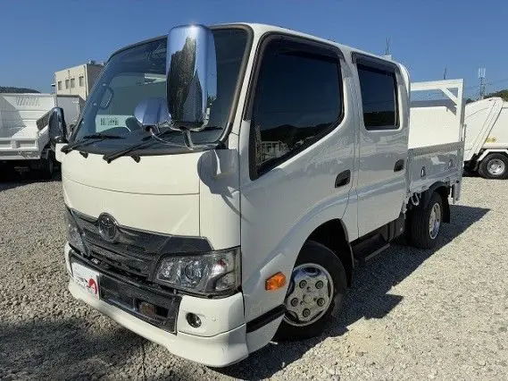 2021 Toyota Dyna Truck Double cab White Truck for sale, Japanese used car export - photo 1 of 9 | GULJI TRADERS