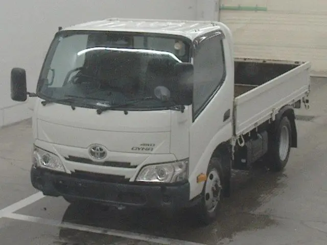 2021 Toyota Dyna Truck Flatbed White Truck for sale, Japanese used car export - photo 1 of 8 | GULJI TRADERS